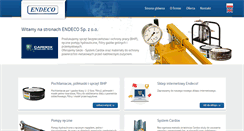 Desktop Screenshot of endeco.pl